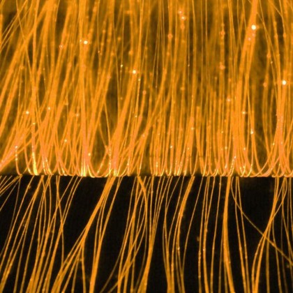 ORGANZA BLACK FABRIC (LUMINOUS FIBER OPTIC FABRIC)